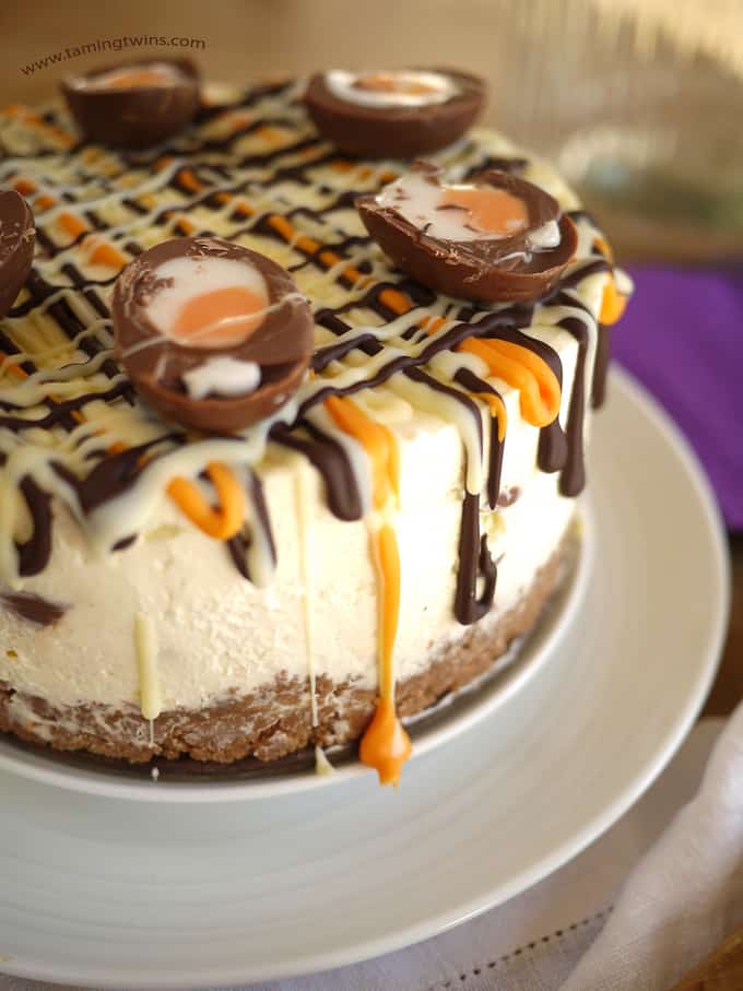 680px x 907px - Creme Egg Cheesecake Recipe - The Must Make, No Bake Dessert!