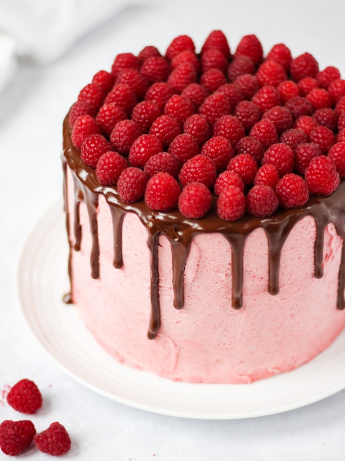 Raspberry Cake {Easy Layer Cake!}