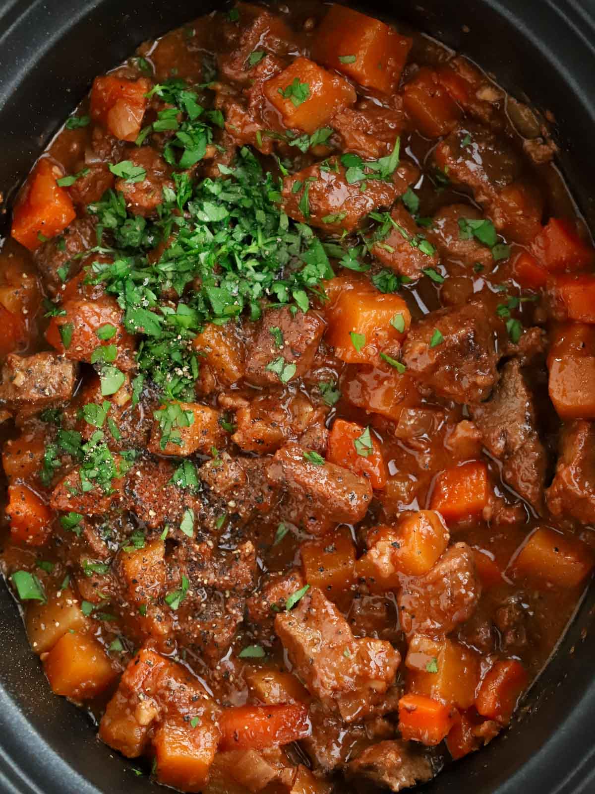 Slow Cooker Beef Stew for Two - Southern Home Express